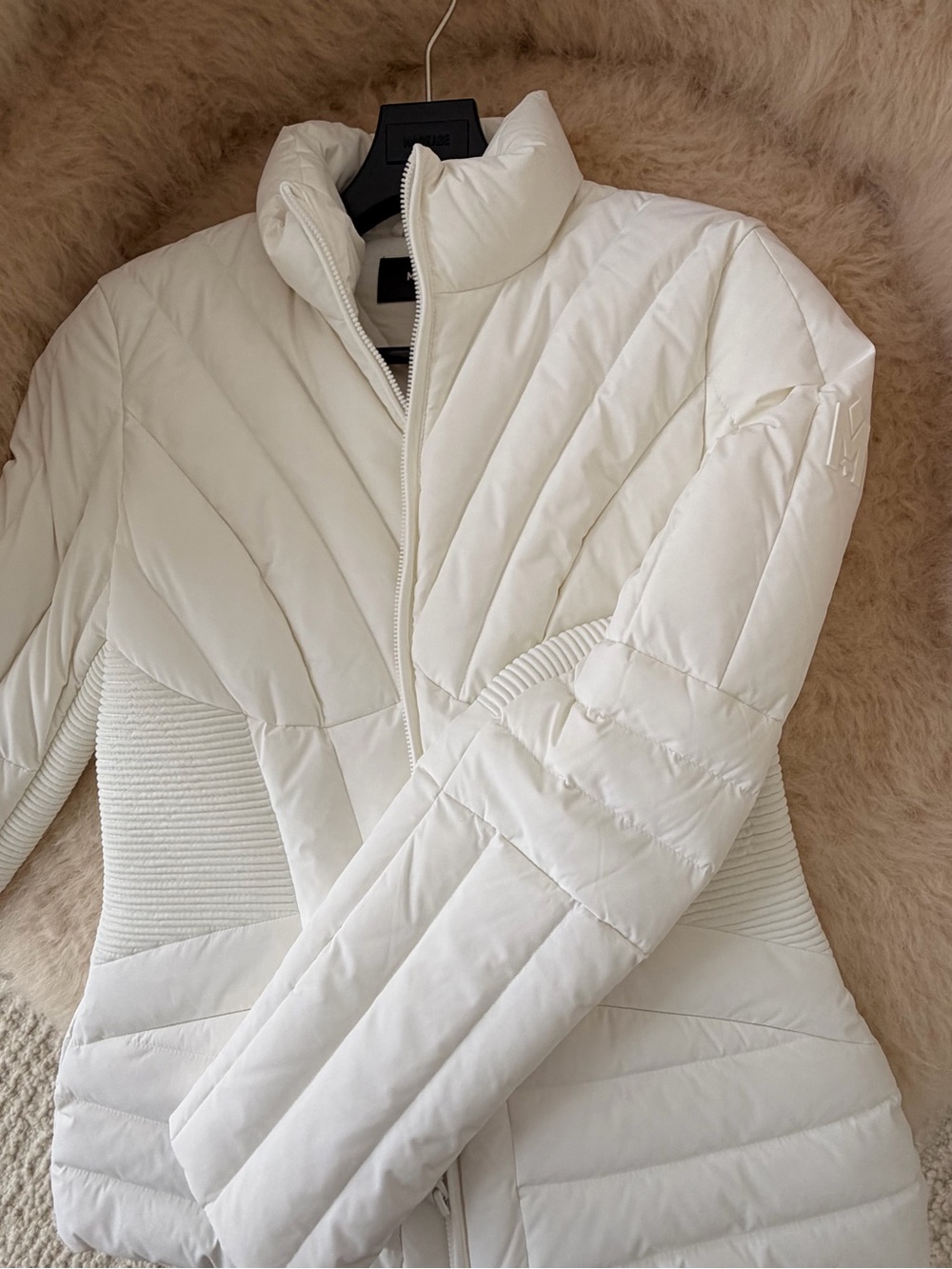 Mackage Ivory Quilted Down Jacket - Picture 3 of 9